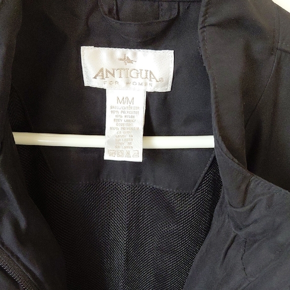 Antigua Women's Black Outerwear - Picture 4 of 5